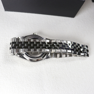 Montre mécanique pour homme, nouvelle montre haut de gamme en acier inoxydable, cristal saphir, cadran rond, largeur 18 mm, étanche 5 ATM, bracelet de 20 cm - Product Image 4