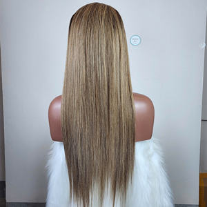 Ombre transparente Peluca de encaje completo 100% pelucas de cabello humano sin procesar para mujeres - Product Image 2