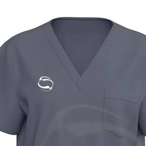 Antiarrugas tela suave rayón enfermera Scrubs Hospital uniforme médico ropa Scrubs hombres y mujeres Jogger Scrub Sets - Product Image 2