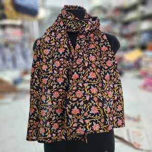 Hand Block Printed Cotton <b>Scarves</b> Beautifully Crafted 12x72 Inches Stoles - Product Image 6