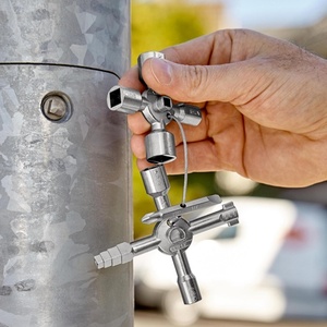Clé hexagonale TwinKey à 6 fonctions pour armoire de commande avec connexion magnétique KNIPEX, qualité supérieure - Product Image 5