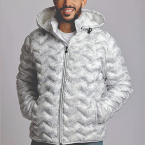 Chaqueta de plumón de ganso 700 para hombre, versión americana personalizada, Abrigo acolchado impermeable de invierno 2023, chaquetas acolchadas de diseñador de burbujas - Product Image 5