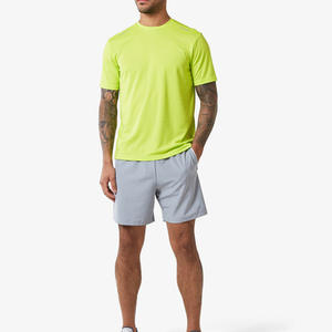 Ensemble T-shirt et short personnalisés 100% coton pour homme, respirant et léger pour l'été, streetwear décontracté surdimensionné avec logo - Product Image 1