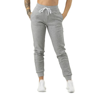 Pantalones de chándal de algodón para mujer, pantalón de correr personalizado, de Yoga, venta al por mayor - Product Image 3