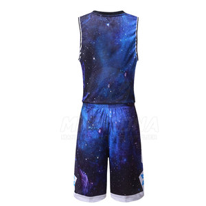 Uniforme de Baloncesto Personalizado, Transpirable, de Secado Rápido, Talla Grande, Sin Mangas, 100% Poliéster, Servicio OEM, Último Modelo - Product Image 2