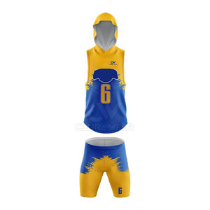 Nuevo estilo bandera uniforme de fútbol transpirable secado rápido cómodo ropa deportiva Jersey y pantalones cortos de alta calidad - Product Image 2