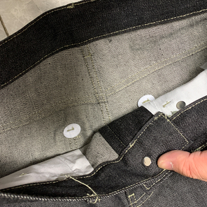 กางเกงยีนส์ขาตรงขากว้างสำหรับผู้ชาย - Product Image 4