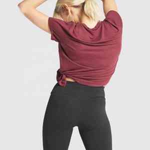 Camiseta Deportiva Personalizada para Mujer, Transpirable y Elástica, para Entrenamiento en Gimnasio y Uso Diario - Product Image 3