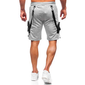 Pantalones Cortos Cargo de Algodón para Hombre, Elásticos, de Tiro Medio, Tela Resistente, Bolsillos Laterales, Transpirables, de Secado Rápido, Diseñados para Trabajo al Aire Libre y Uso Casual - Product Image 3