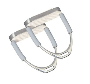 Nouvel arrivage Étriers d'équitation de dressage Poignée de sécurité réglable en aluminium Léger Durable Usine OEM Export - Product Image 3