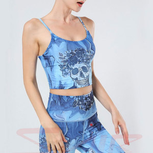 Vente en gros Leggings de fitness taille haute 100% coton avec logo personnalisé OEM Sublimation Design Dernier modèle Vêtements de yoga grande taille respirants - Product Image 5