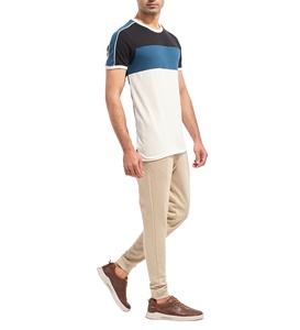 T-shirt uni décontracté d'été unisexe en coton respirant à séchage rapide, personnalisable, de haute qualité, fabriqué par BS 2026 - Product Image 3