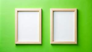 Cadre photo en mosaïque d'os blanc moderne et rustique fait à la main conception carrée populaire pour la décoration intérieure personnalisée - Product Image 2