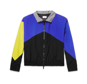 100% Polyester Sports Windbreaker <b>Jacket</b> For <b>Men</b> <b>Casual</b> Fashion Loose Fit Patchwork Color Block Nylon Windproof Zipper <b>Jackets</b> - Product Image 6