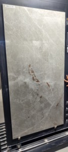 Azulejos de Porcelana Vitrificada Pulida Europea Moderna, 800x1600 mm, Losa Grande, 9 mm de Espesor, Antideslizante, Tipo Ladrillo Refractario, Grado Superior - Product Image 4