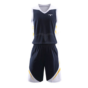 Diseño personalizable Logo Baloncesto Uniforme Conjunto Mejor Calidad 100% Poliéster Última Ropa Deportiva Estilo XS Tamaño para Deportes de Verano - Product Image 1