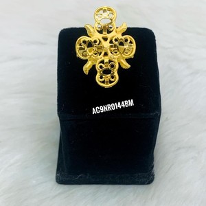 Nouveau Collier à Breloques Plaqué Or en Laiton, Chaîne Maille Forçat, Style Designer, Bijoux de Mode Tous Types, Motif Fleur, Poids 1 Gramme - Product Image 2