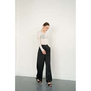 กางเกงขายส่งผ้าซาตินขอบลูกไม้ - [object Object] - Product Image 3
