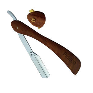 Navaja de afeitar de acero plegable manual para barbería, herramientas de depilación, rasuradoras - Product Image 4