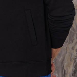 Sudadera de moda para hombre con diseño de puntada de contraste y tela de algodón cómoda sudadera de peso pesado para hombre - Product Image 6