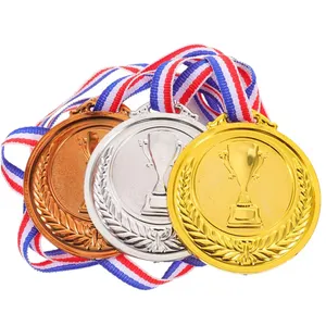 Custom Gold Medals With Ribbon With Gift Box Cheap Champions League Medal
