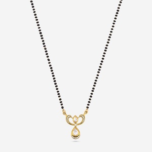 Kundan Wedding Bridal Mangalsutra <b>Necklace</b> 187776 - Product Image 1