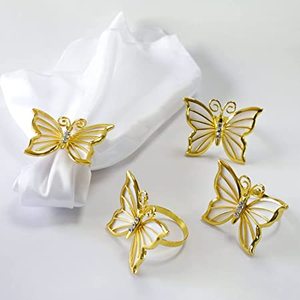 Brass Napkin Ring Top Solid Quality Brass Design Napkin Holder Ring Shiny Polished at Wholesale Price - Product Image 6