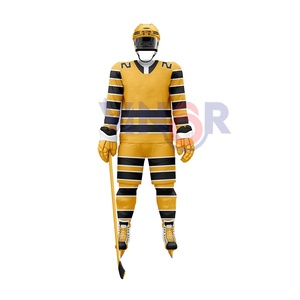 Wholesale High Quality New Adults Wear Comfortable Ice Hockey Uniform Digital Print 100% Polyester Quick Dry Ice Hockey Uniform - Product Image 4
