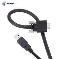 Cable de Cámara USB 3.0 Macho a Micro USB 3.0 Macho con Tornillo para Robótica y Herramientas de Inspección Óptica