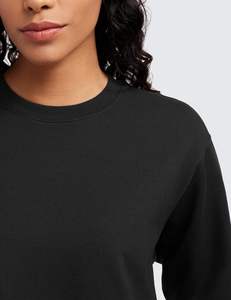 Sudadera corta de moda 2025 para mujer, sudadera informal de manga larga con capucha corta para niñas, blusa superior, sudaderas con capucha - Product Image 6