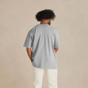 Camiseta personalizada de corte holgado para hombre y mujer, camiseta de manga corta de algodón con estampado de tu propia imagen, camiseta con texto y logotipo - Product Image 2