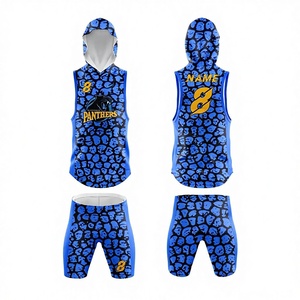 Uniformes de Compresión 7v7 con Capucha, de Alta Calidad, en Poliéster y Spandex, Sublimados, para Equipos Juveniles - Product Image 1