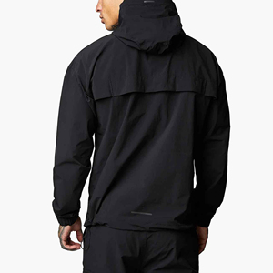 Chaqueta Cortavientos Personalizada Nueva de Alta Calidad Directo de Fábrica Buen Precio para Hombre Chaqueta Impermeable de Poliéster para Lluvia en Oferta - Product Image 2