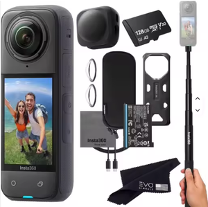 Caméras d'action 360 X3, vidéo 5,7K, étanches à 10 m, stabilisation FlowState, Instas 360 ONEX 3, caméras de sport - Product Image 1