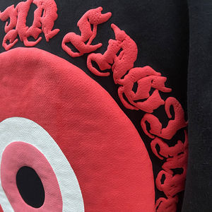 Custom Hoodie <b>Mens</b> Cotton Hooded Pullover Puff Print Sweatshirt Customized Foam Pattern Casual <b>Hoodies</b> - Product Image 3