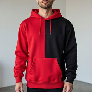 Customized Heavyweight <b>Fleece</b> Pullover <b>Men's</b> Hoodie Heavy Duty Knitted <b>Thick</b> Loose Fit Hoodie <b>Men</b> - Product Image 4