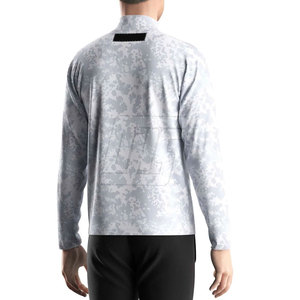 Veste à fermeture éclair sur le côté pour homme, sublimée, respirante, pour le sport, la course à pied et l'entraînement - Product Image 4