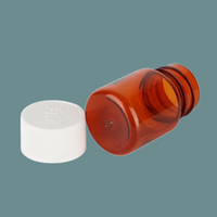 Botol Obat PET Silinder Mini 20ml Berkualitas Tinggi Laris Manis, Tutup Ulir, Bersertifikat ISO 9001, Dapat Disesuaikan, Merek Pavico