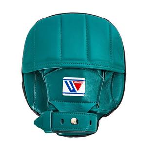 Almohadillas de enfoque ganadoras de entrenamiento profesional Manoplas de enfoque de boxeo de cuero hechas a medida OEM Your Gym Logo Punching Focus Pads - Product Image 2