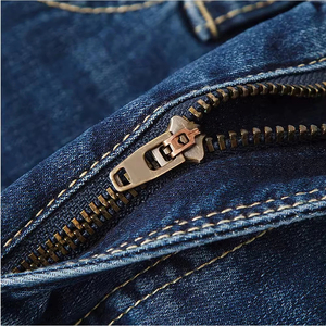 Pantalones Cortos de Lona Vaquera de Alta Calidad, Pantalones Casuales de Cintura Alta, Jeans Azules, Cintura Elástica con Cordón, Secado Rápido para Hombre, 180g Digital - Product Image 3