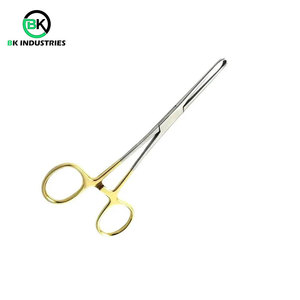 Pinzas Quirúrgicas BK Industries de Acero Inoxidable Curvas, Instrumento de Cirugía General con Certificación CE Clase I, Uso Manual - Product Image 3