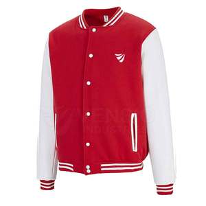 Chaqueta con letras personalizable de alta calidad con cuello con capucha de diseño único Material de tela excelente para hombres - Product Image 2