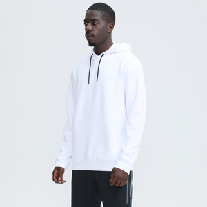 Sweat-shirt à capuche noir pour homme, coupe classique, avec poche en polaire, style décontracté pour l'automne - Product Image 4