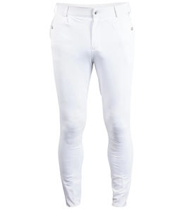 Pantalon équestre en silicone pour hommes fabriqué en usine en gros directement en coton taille haute leggings d'équitation culottes - Product Image 6