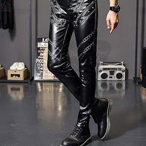 Mejor Precio, Pantalones de Cuero Casuales para Hombre 100% Genuinos, de Alta Calidad, Color Personalizado, Resistentes y Transpirables - Product Image 5