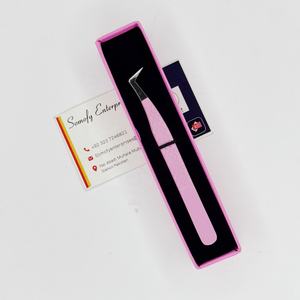 Pinzas para Pestañas de Acero Inoxidable con Agarre Nano de 90 Grados, Personalizables con Marca Privada, Logotipo Impreso, Precisión, Durabilidad, Antiestáticas, 10 mm - Product Image 5