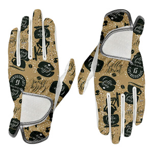 Guantes de Golf Transpirables y Cómodos de PU con Estampado Colorido para Uso en Interiores y Exteriores, Alta Calidad, 2025 a 2026 - Product Image 4