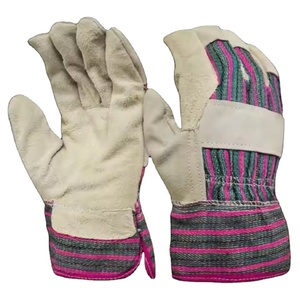 Guantes de Trabajo de Alto Rendimiento, Cuero Vacuno, Algodón, Suaves y Cómodos, Protección Industrial para las Manos, Guantes de Trabajo Canadienses - Product Image 3
