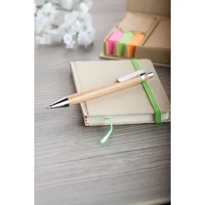Penna a Sfera Ecologica in Bambù Bashania, Gadget Promozionale - Product Image 2