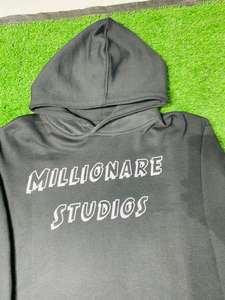 Sudadera con Capucha para Hombre, Diseño Moderno, Estilo Desteñido, 100% Algodón, Felpa Cómoda, Talla Grande, Estampado - Product Image 4